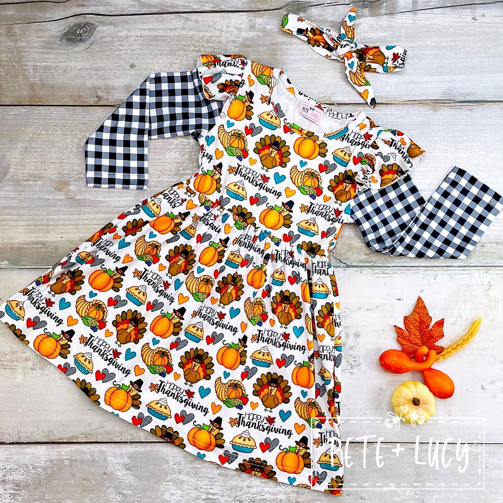 Fun Colorful Thanksgiving Dress!